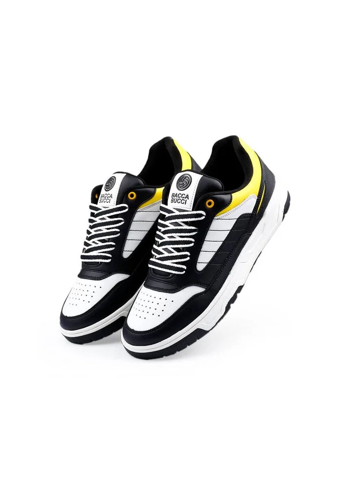 باكا بوتشي أحذية رياضية رجالية جلد صناعي بألوان متداخلة